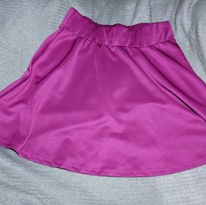Magenta Skater Skirt